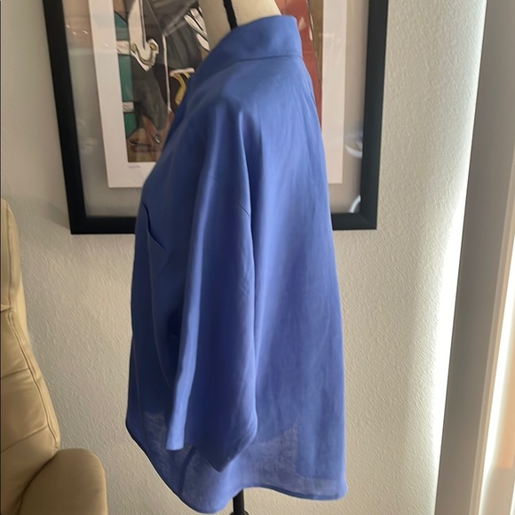 Magaschoni Blue Women's Blouse - Picture 5 of 6